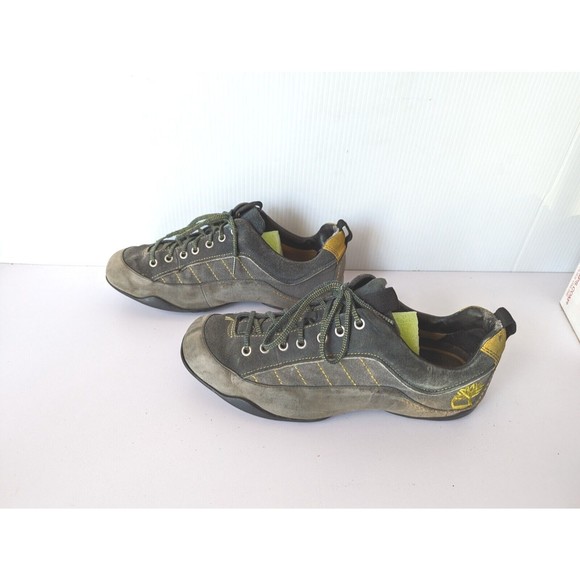 Timberland Shoes Sneakers Driving Moccasin Oxfords Gray Yellow Mens Size 11.5 M main image 6